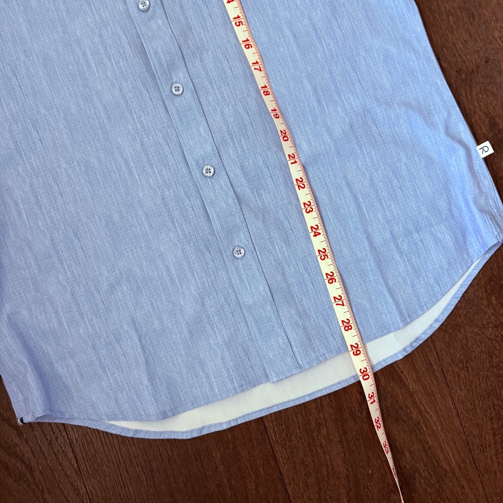 7 Diamonds “Pisco” 4-Way Stretch Woven Shirt - Men’s Medium - Light Blue - Picture 4 of 6